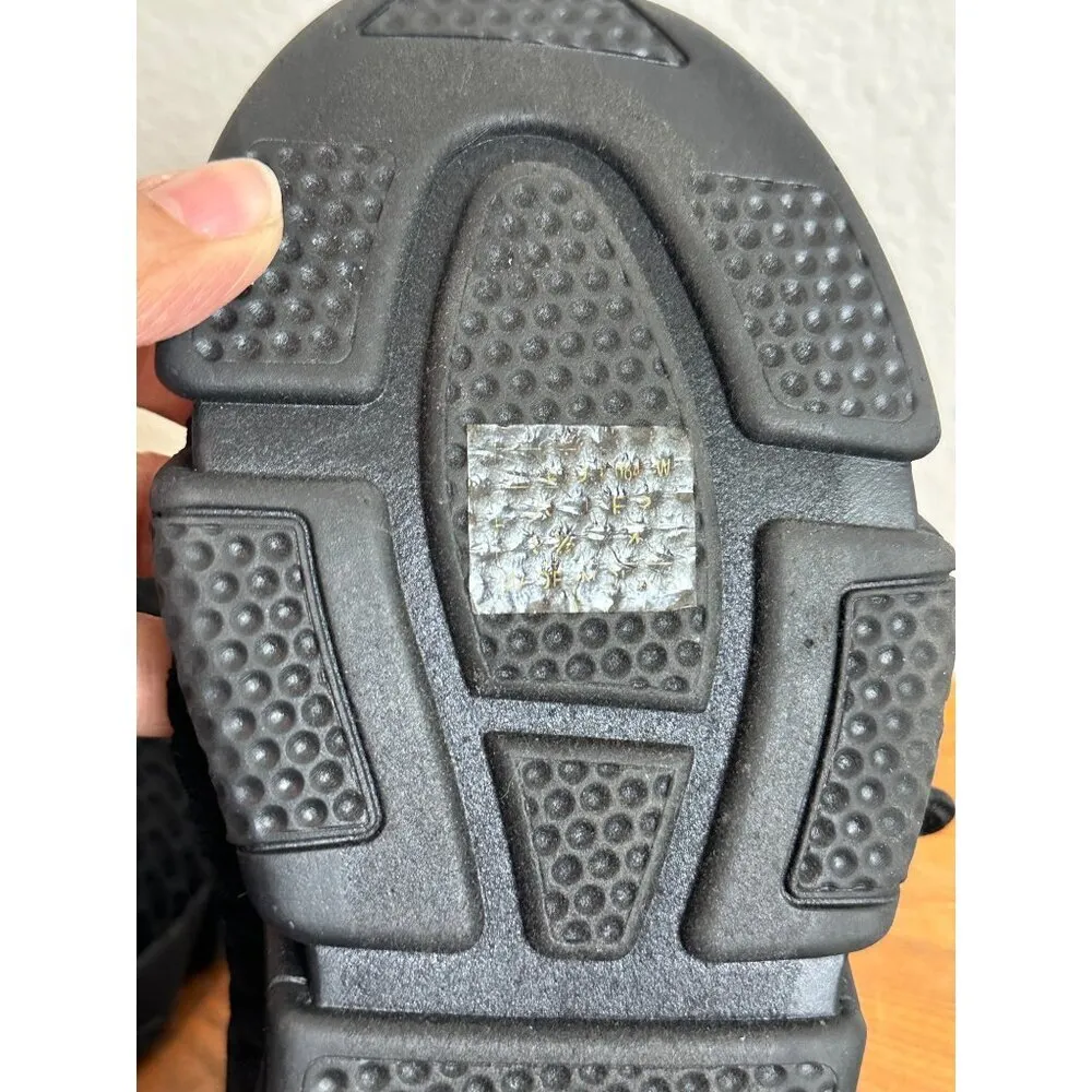 Women's Unbranded Stretch Pull On Ankle Boots Black Size 9W Sku 2719 - Image 12