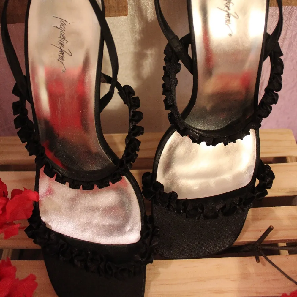 New Jacqueline Ferrar Strapy Black Heels 8M - Image 3