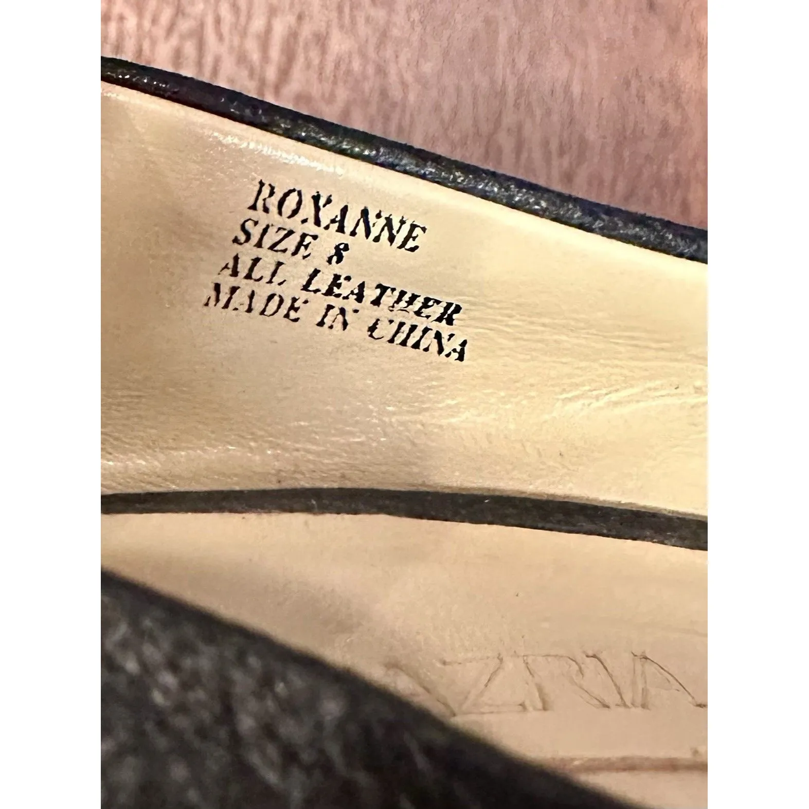 BCBG Max Azria "Roxanne" Studded Black Leather Peep Toe Heels Size 8 EUC!!! - Image 6