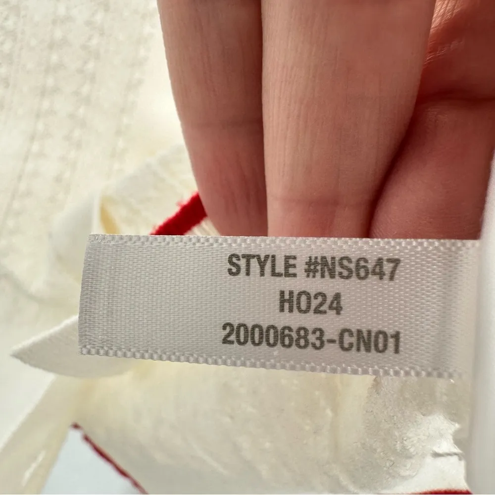 Madewell Cream Signature‎ Open-Knit Cardigan Ruffle Hem NWT Casual Lightweight - Image 7