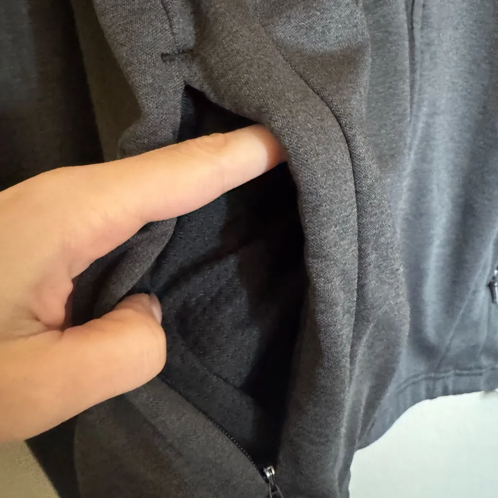 Arc’teryx Ellison Soft Shell Fleece Full Zip Jacket Size Large Womens Grey Gray - Image 4