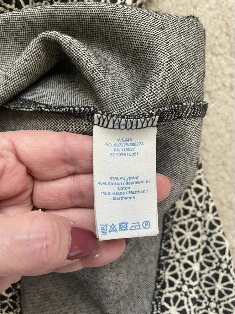 Boden Skirt‎ Womens Size 10L Career Spring Summer Flirty Comfy Academia Black - Image 7