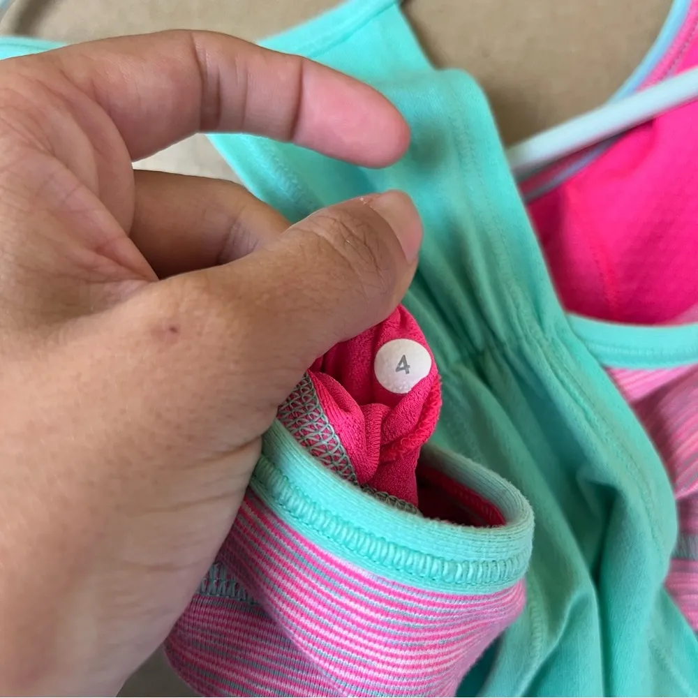 Lululemon No Limits Tank in Opal/Space Neon Pink Opal - Image 10