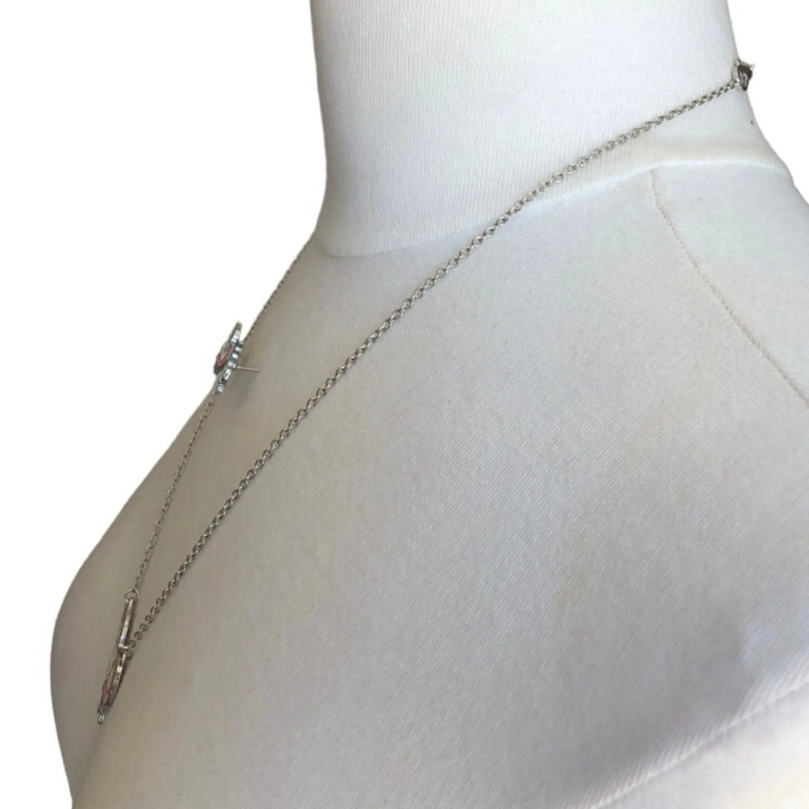 Magical Peach Pink Turquoise Star Glitter Unicorn Necklace And Post Earrings - Image 13