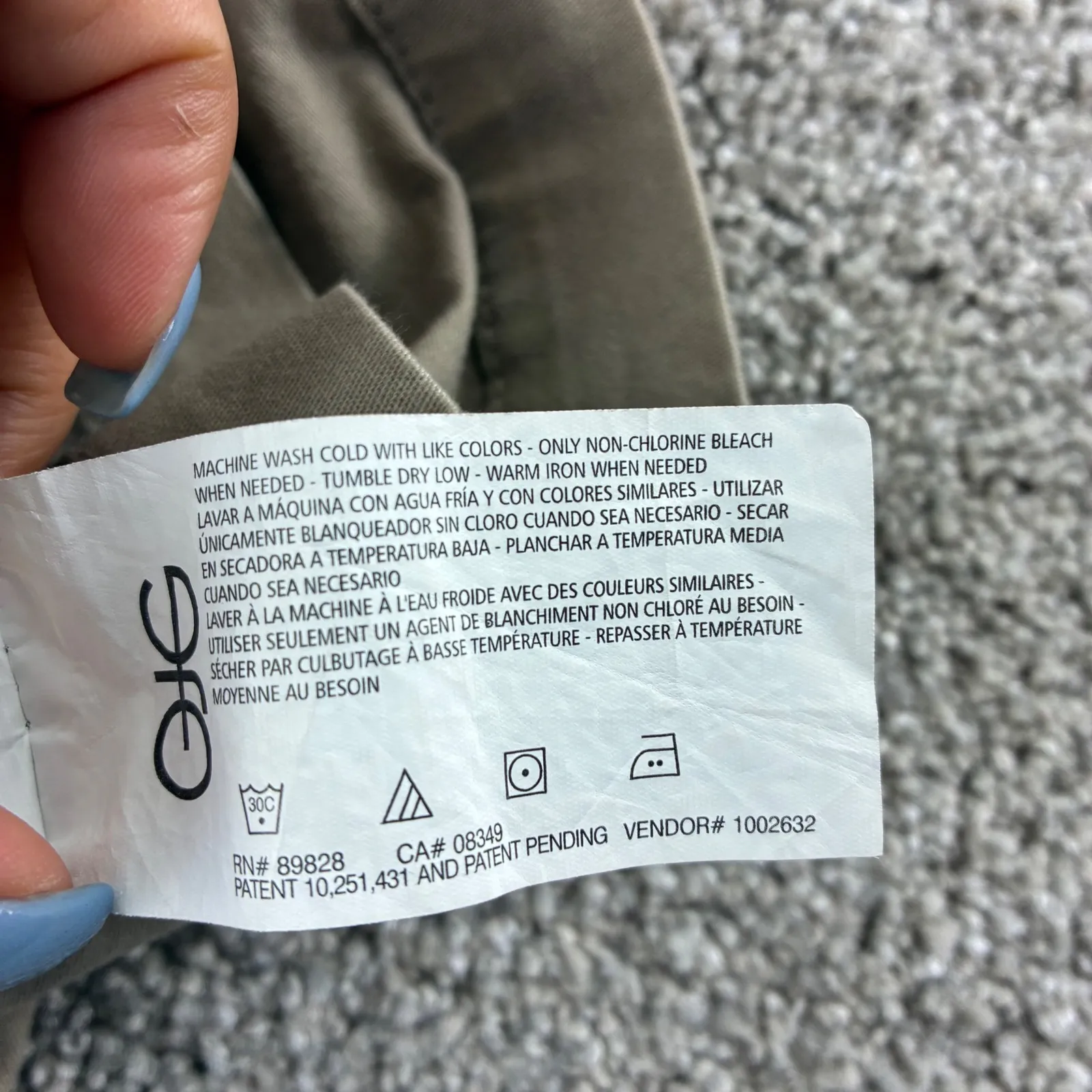 Gloria Vanderbilt Women's Plus Size‎ 20W Chino Shorts Drawstring Waist Casual - Image 5