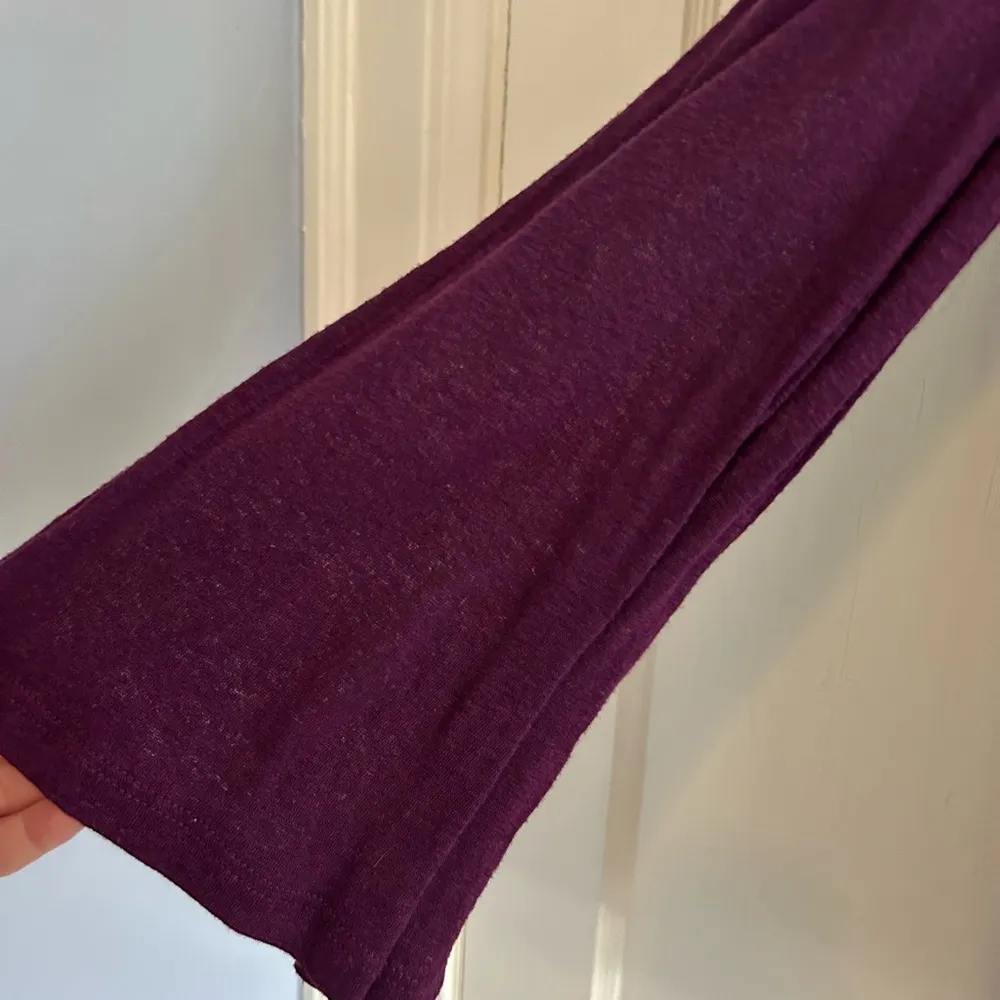 Purple Sexy Lace Lucky Brand Size M Bell Sleeve - Image 3