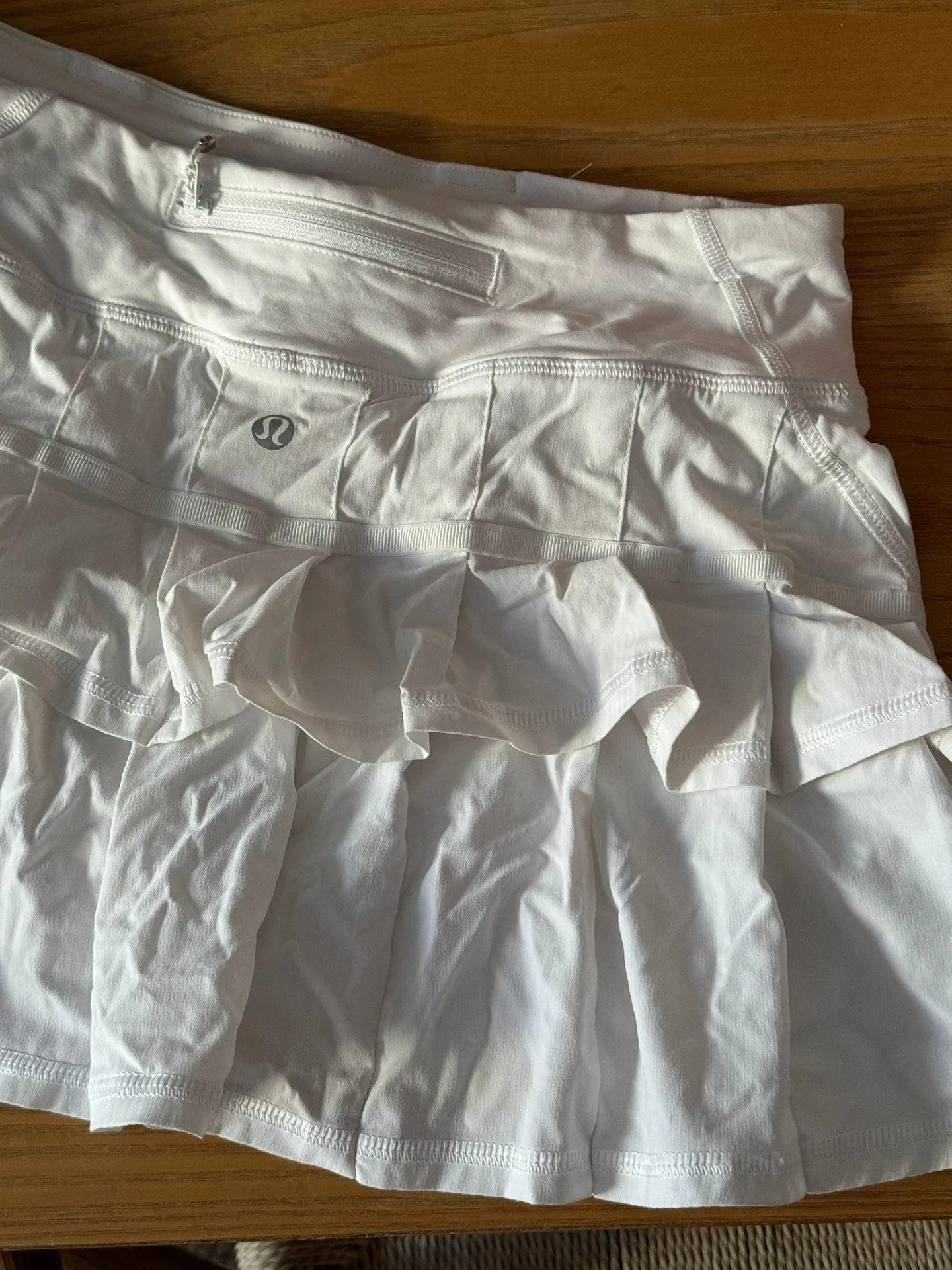White Ruffle Tennis Skirt - Image 4