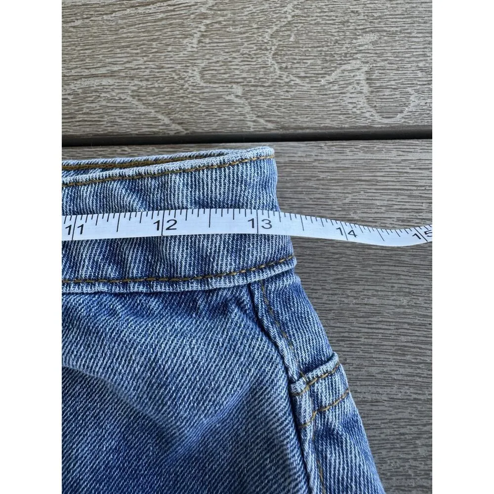 White Fox Denim Skirt Maxi Modest Small Blue Jean Western Vintage 90's Y2K - Image 6