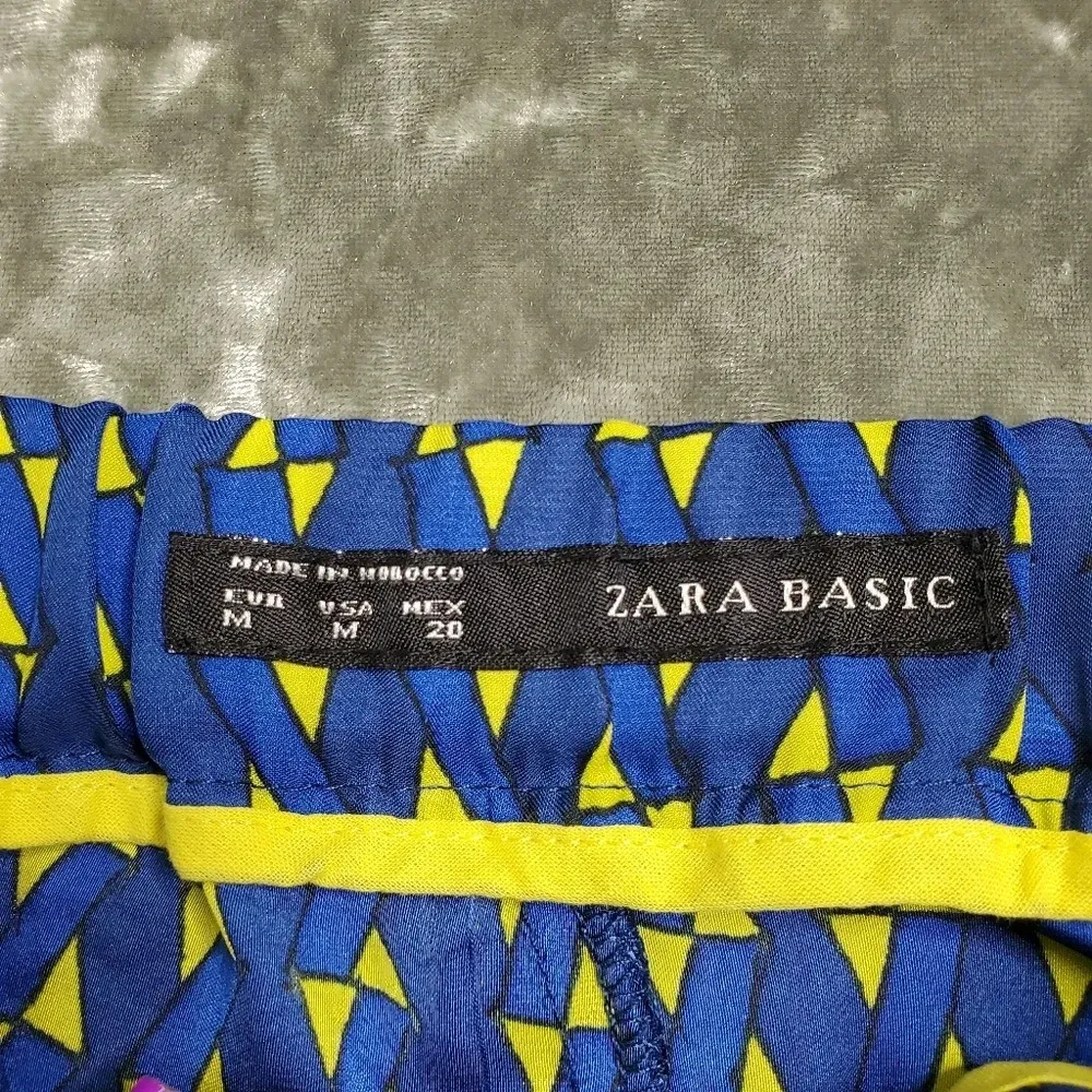 Zara Geometric Pattern Lounge Shorts - Image 3
