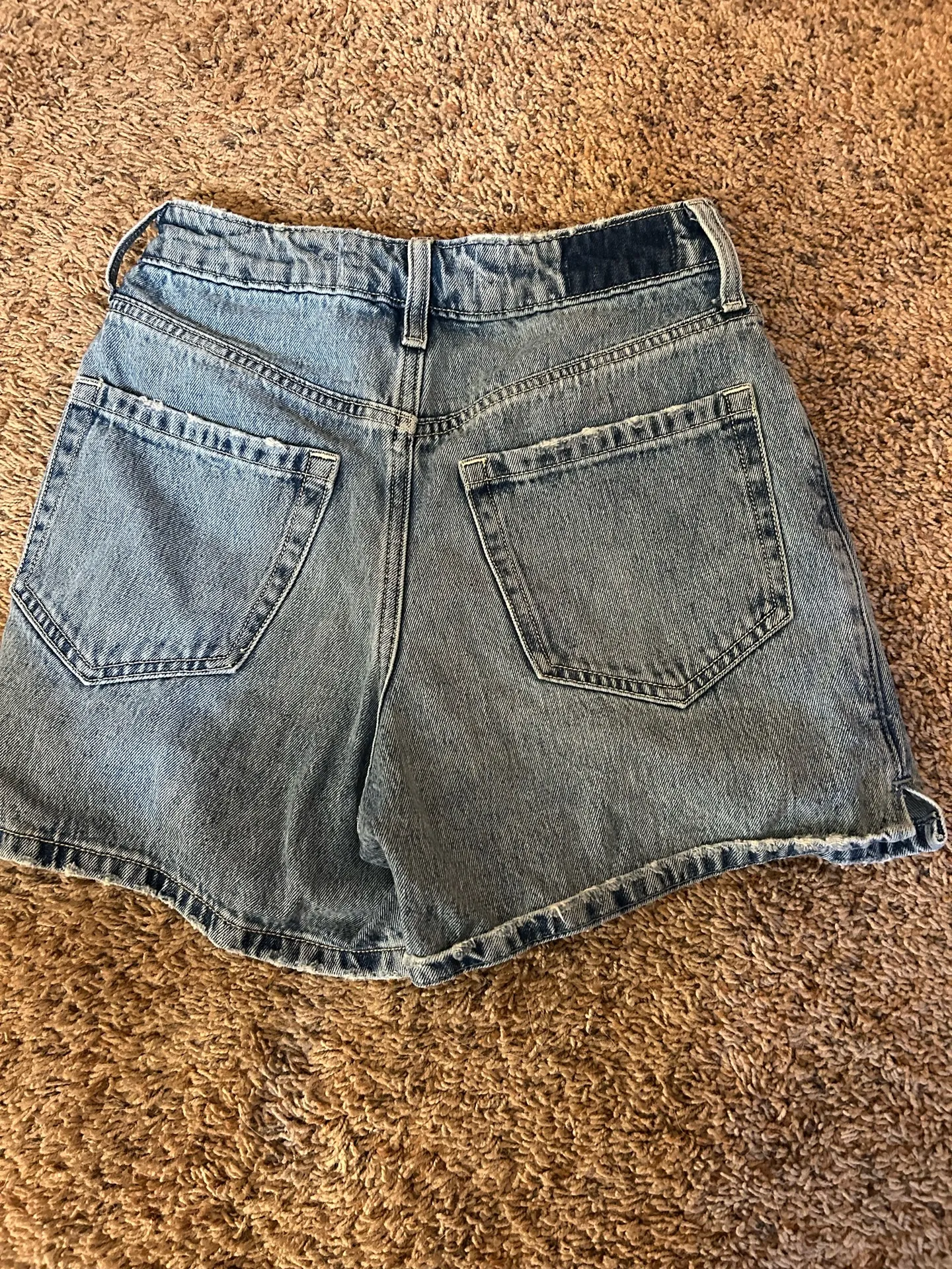Hollister Medium Wash Jean Shorts high rise  - Image 2