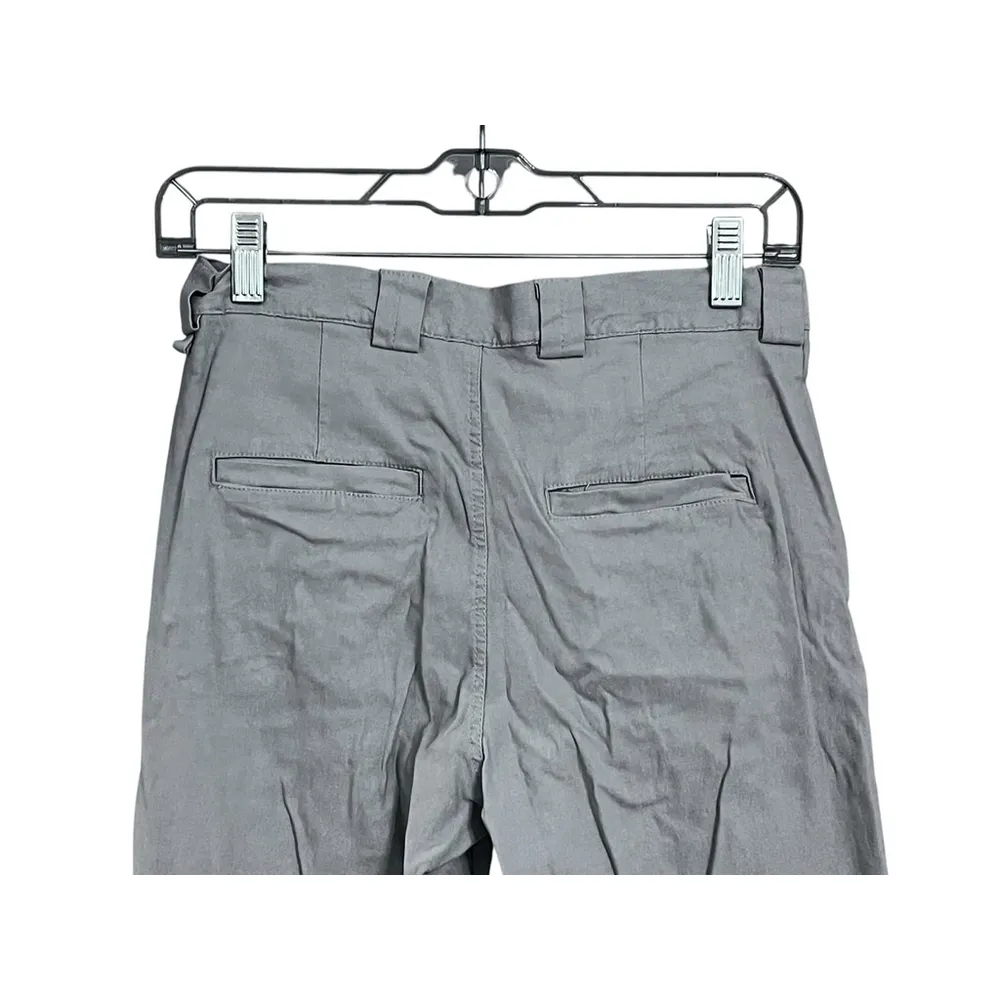 Omighty Embroidered Flame Gray 90's Style Pants Size Large Stretch Rave Casual - Image 7