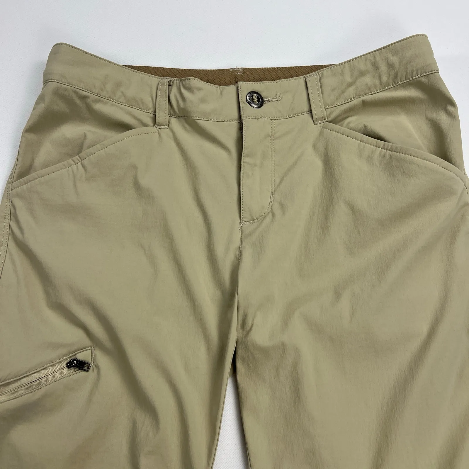 Patagonia Women’s Quandary Pants Shale Tan Lightweight Hiking Gorpcore Size 4 - Image 2