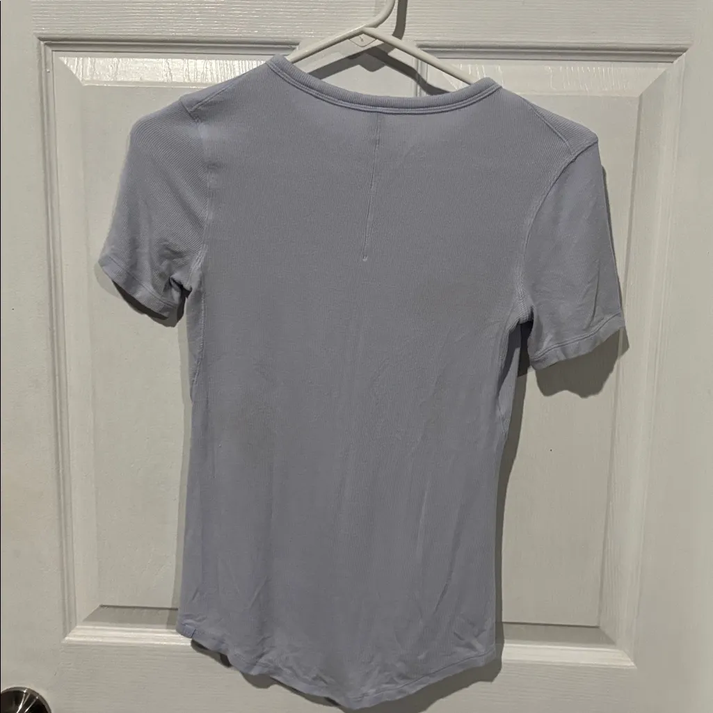 Lululemon Athletica Light Blue Tee - Image 3