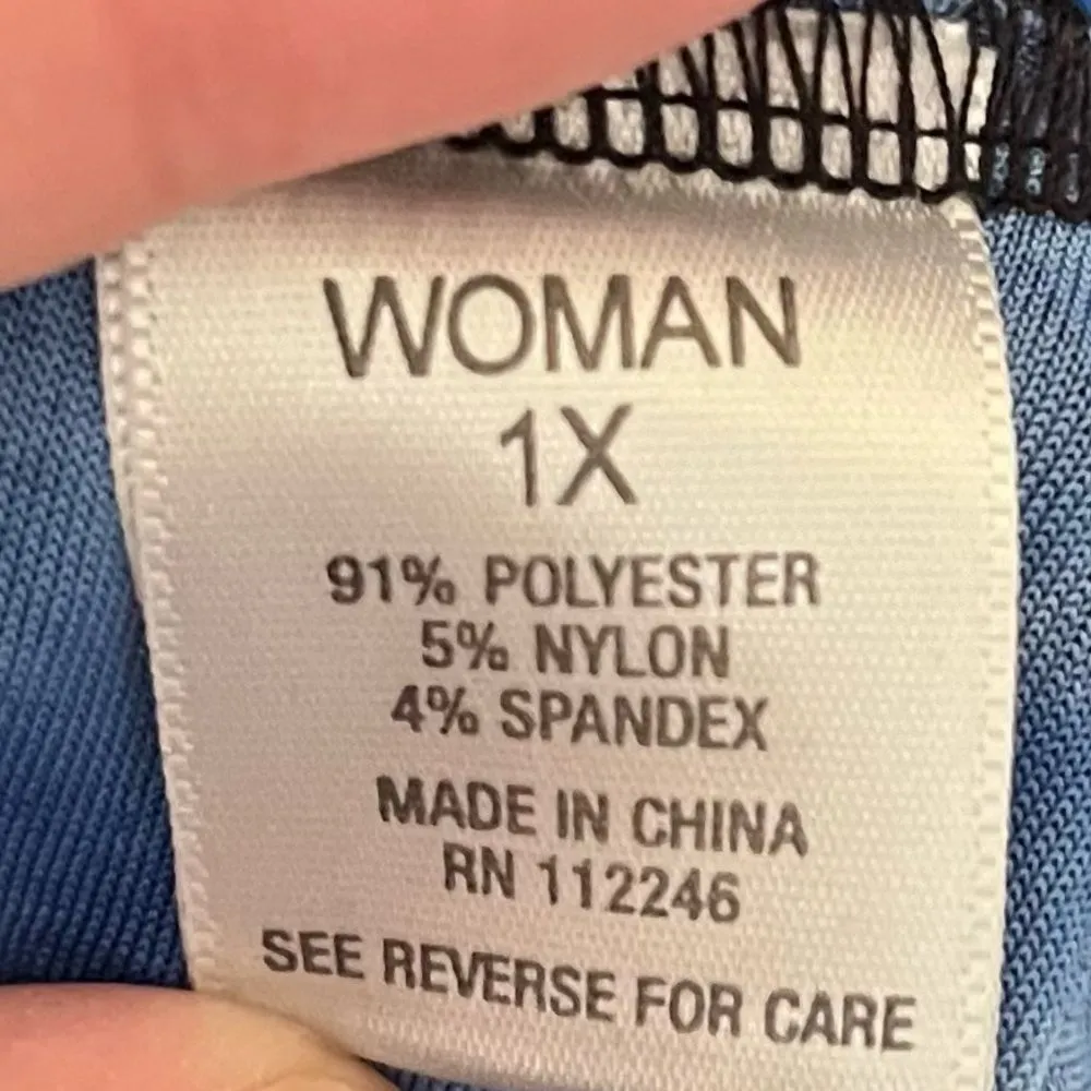 Vintage Y2K Square Neck Mesh Top Burnout Velvet 1X Whimsygoth Fairy Grunge 90s - Image 7