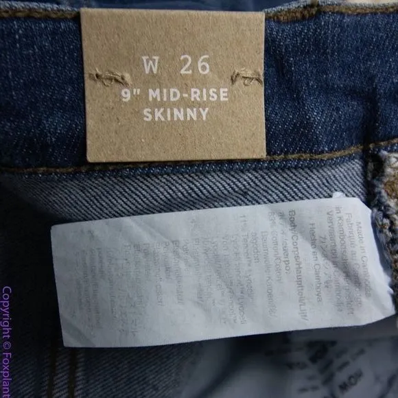 NEW Madewell 9" Mid-Rise Skinny Jeans in‎ Orland Wash: TENCEL™ Denim 26 - Image 12