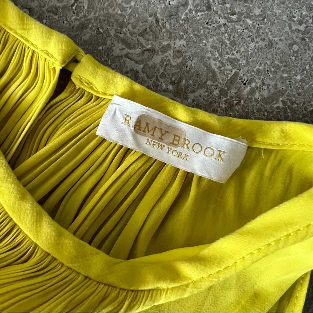 Ramy Brook Paris Sleeveless Jewel-Neck Mini Dress, Tiger Lily Retail $345.00 - Image 7