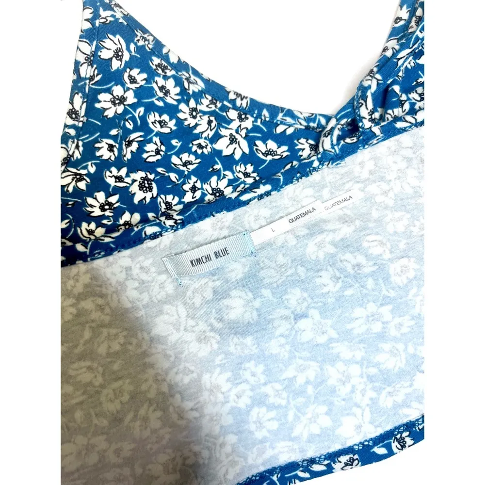 NWOT  Floral Cropped Tank | Urban Outfitters Bralette Whimsygoth Boho - Image 3