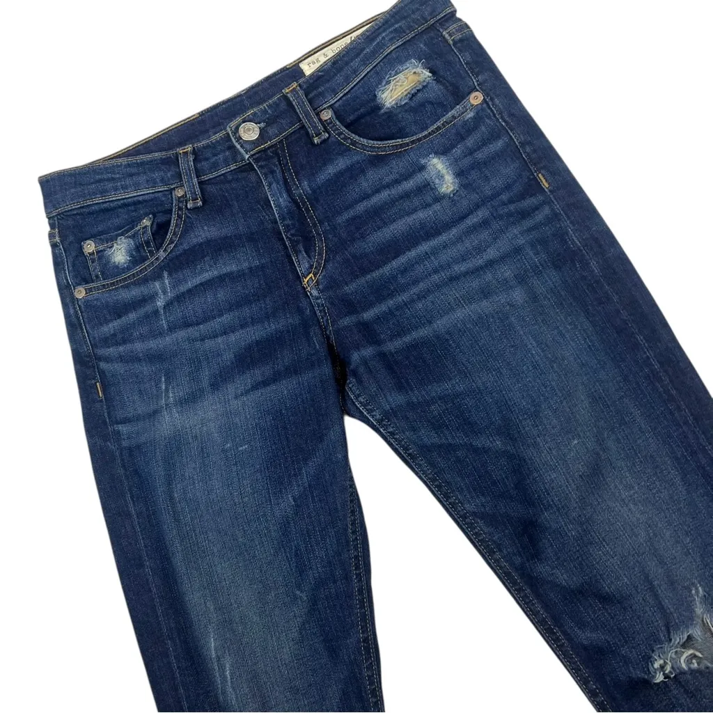 rag & bone Denim Collette Blue Capri Jeans - Image 7