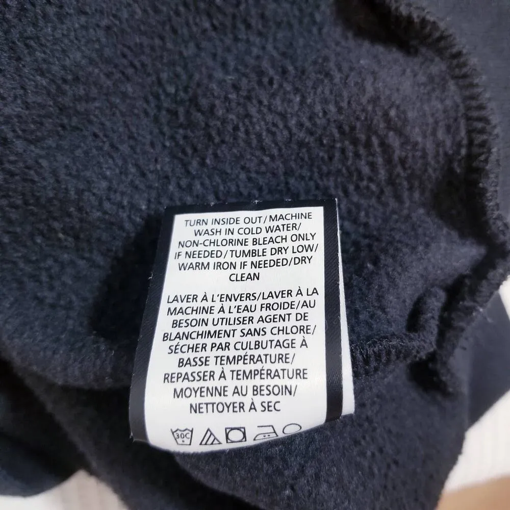 Lazypants Black Hoodie Pullover Sweater Comfort Size M - Image 9