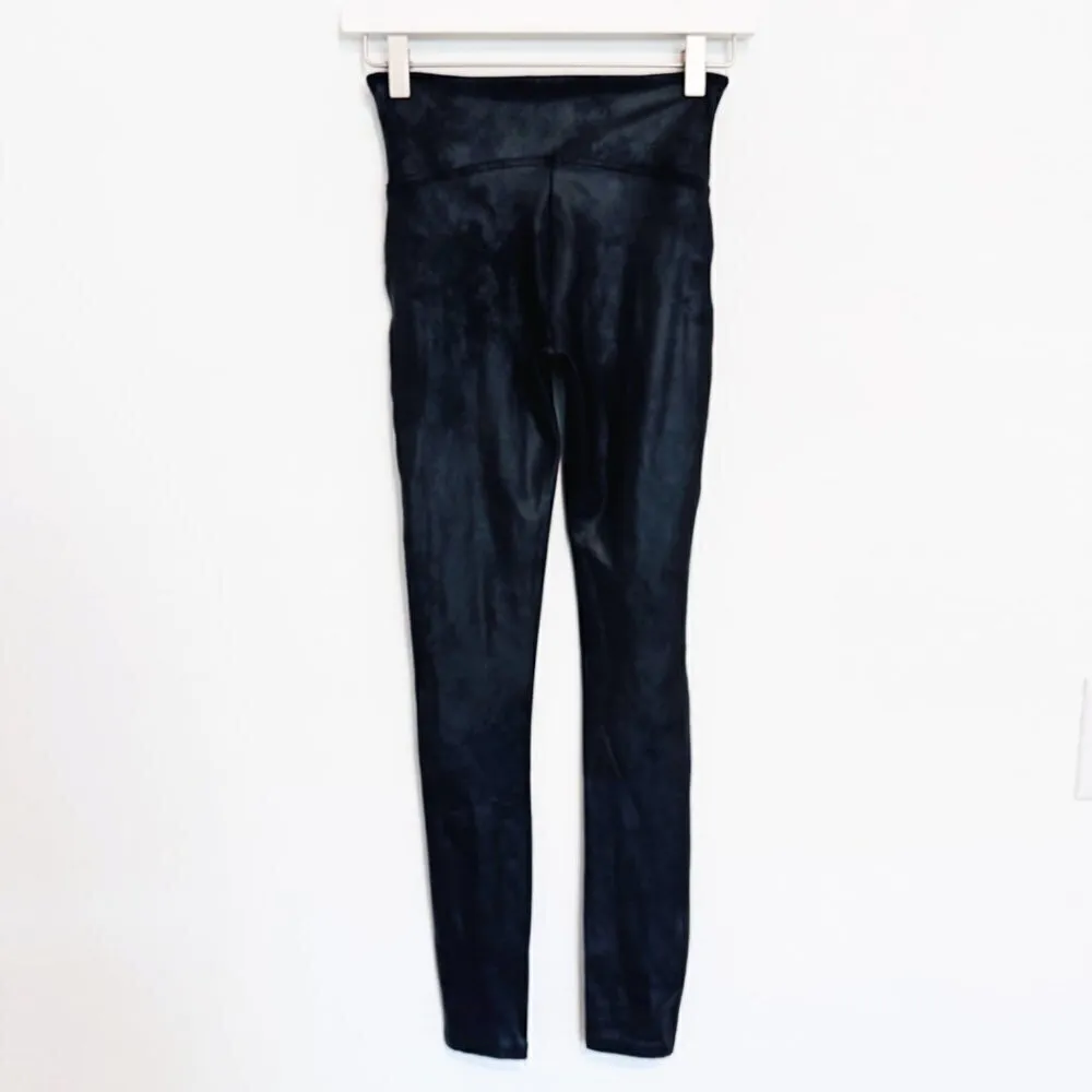 Spanx Faux Leather High Rise Leggings in Black Shapewear Contemporary Size Small - Image 8