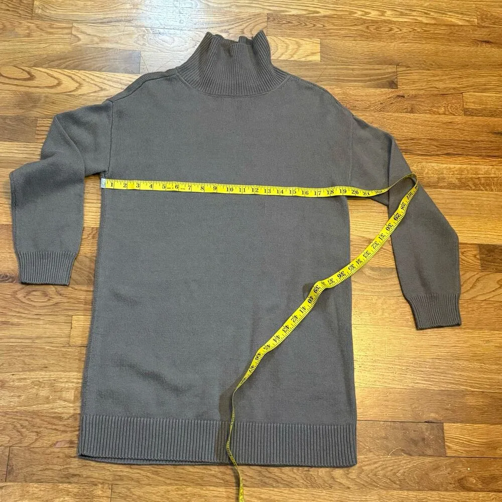 Melrose & Market Women’s XXS Brown Oversized Turtleneck Long Sleeve Sweater - Image 5