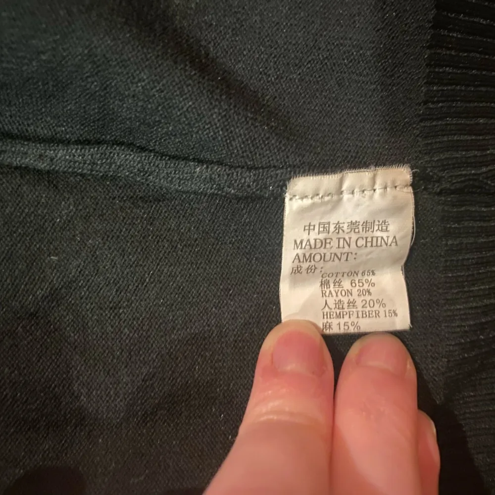 Cotton & Rayon Classic Cardigan Size Small Black - Image 5