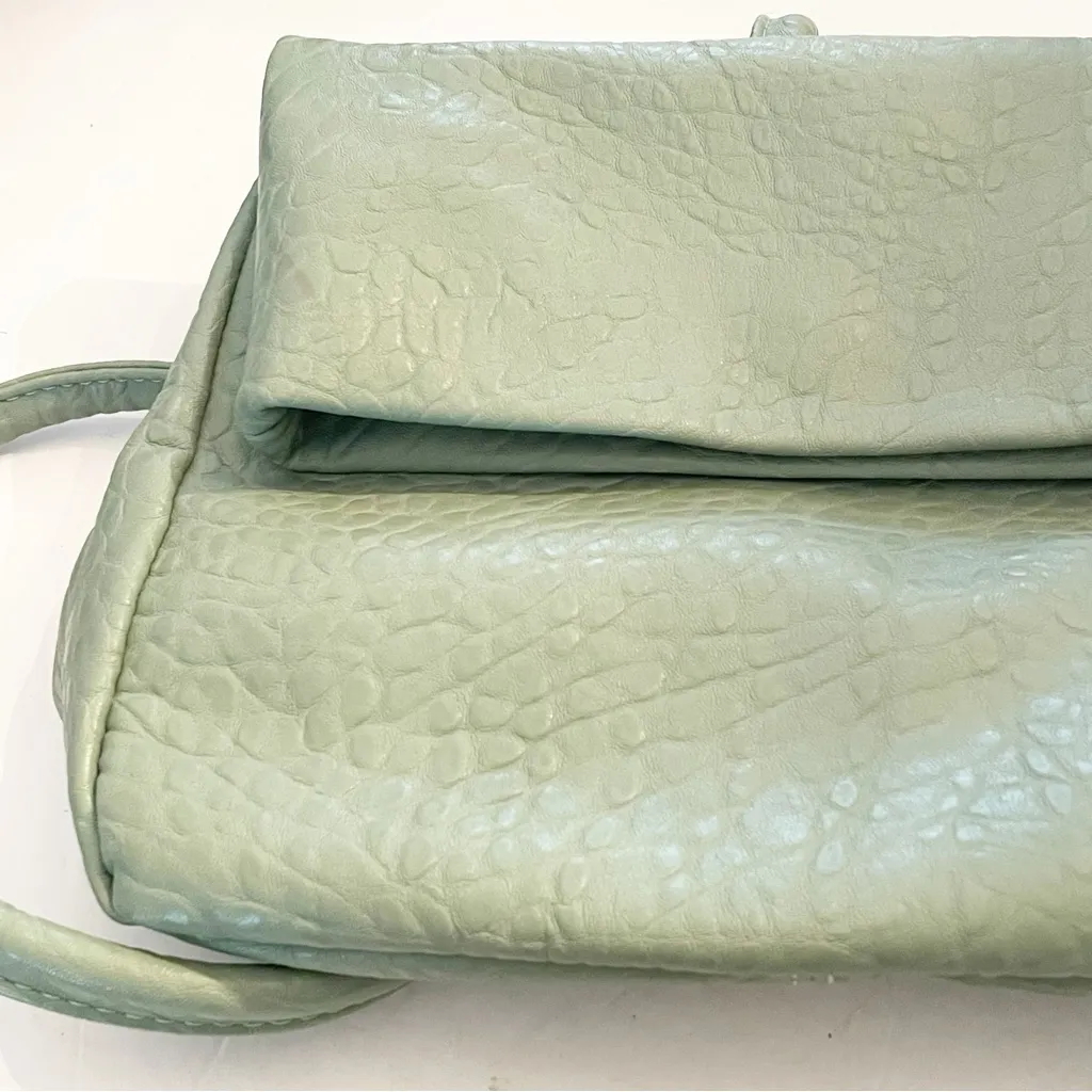 Anthropologie Remi & ReidLight Green Gail Faux‎ Leather Mini Backpack Handbag - Image 2