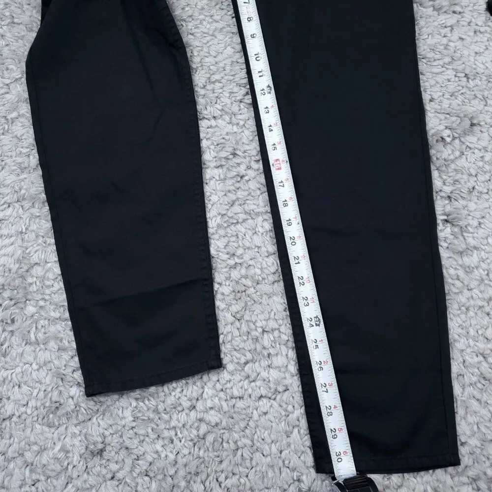 Levi's High Waisted Mom Jeans Cotton Hemp Chino Pants Black 28 x 30 High Rise - Image 10