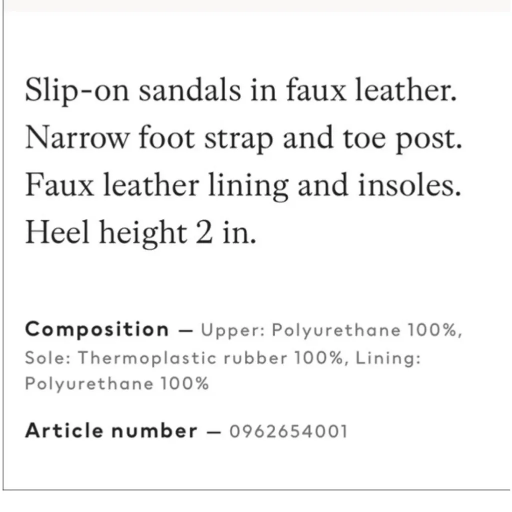 H&M kitten heel sandals size 7.5 - Image 9