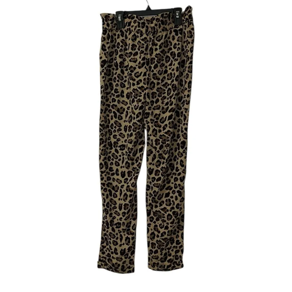 Almost Famous Leopard Print Lightweight Ankle Length Pants(Size Medium) - Image 4