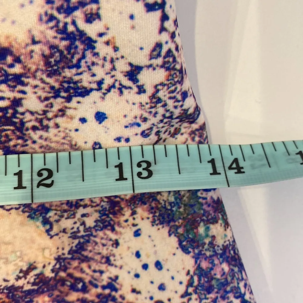 Hunter Bell  Abstract Splatter Stretchy Bodycon Dress EUC Sz S Multicolored - Image 15