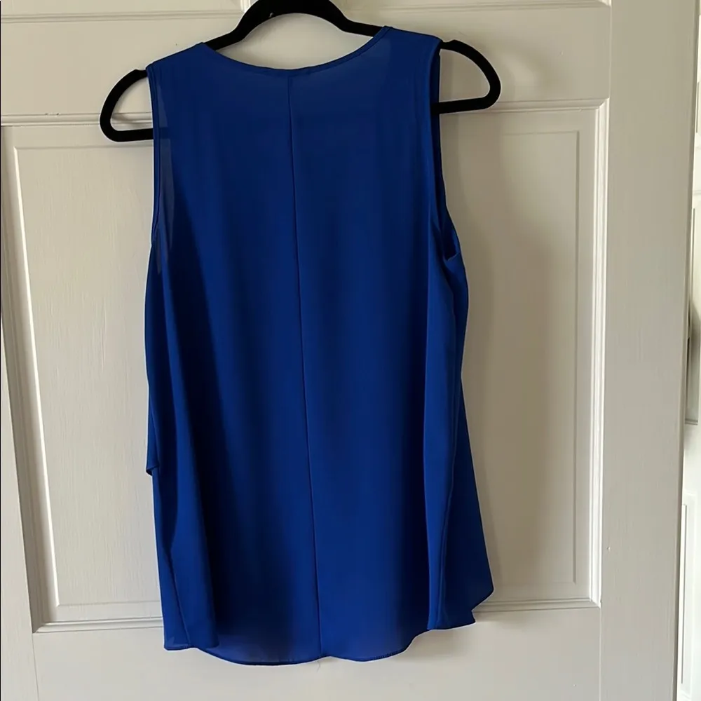 Soprano Blue Asymmetrical Tank Top - Image 6