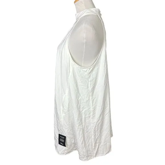 NWT Lulus‎ Women's Love of Mine White Halter Swing Dress Size L Party Mini - Image 7