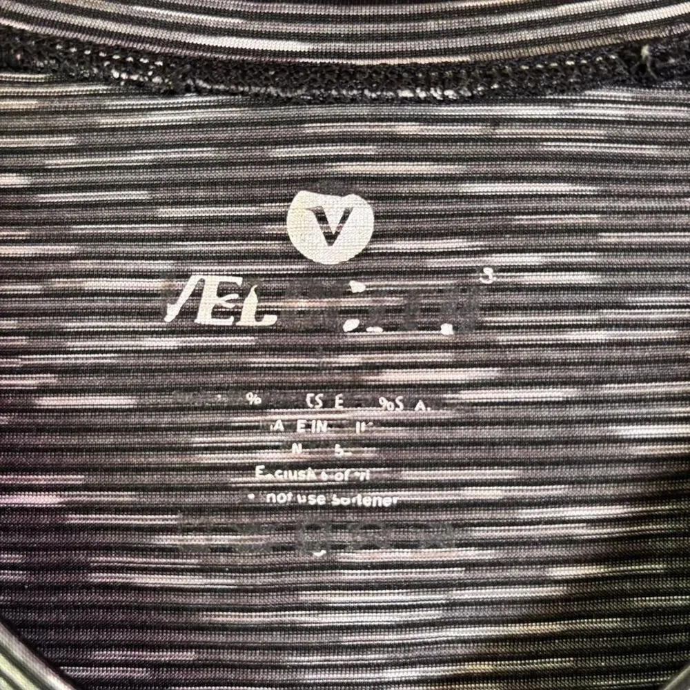 VELOCITY MOISTURE WICKING Yoga Athletic Workout Run Fitness TOP WOMENS Gray Size M - Image 4