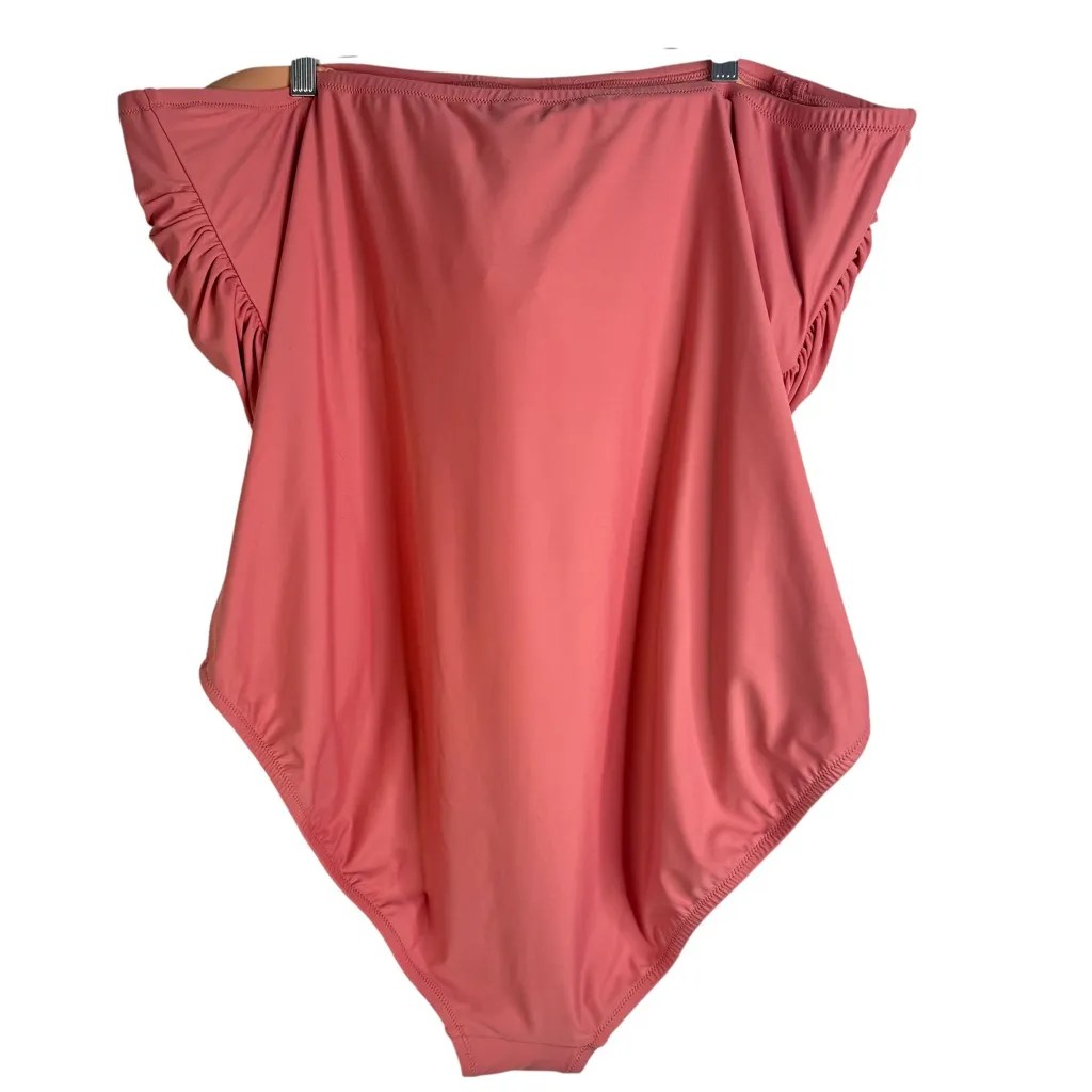 NWT J Crew Ruched Bandeau Swimsuit Plus‎ Size 24 Low Cut Strapless 3X Vacation - Image 7