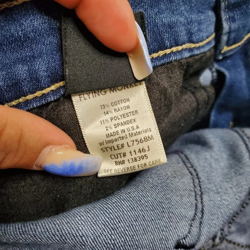 Flying Monkey Distressed Skinny Jeans - Image 7