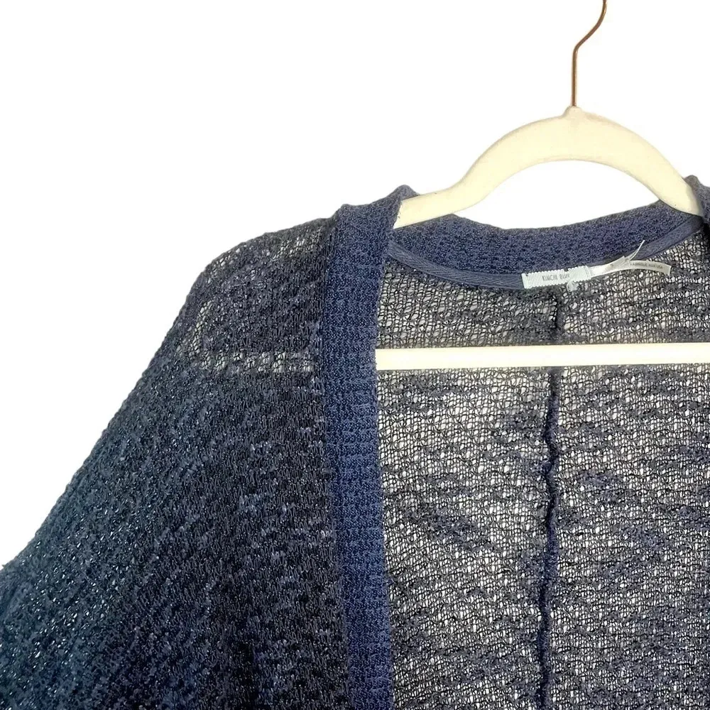 Urban Outfitters Kimchi Blue Open Front Asymmetrical Cardigan in Blue Size S - Image 7