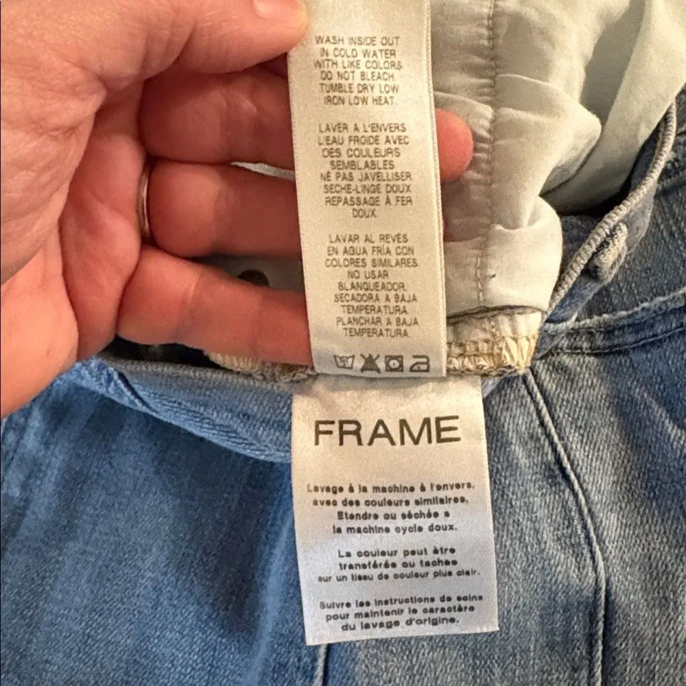 FRAME Le Beau High-Rise Boyfriend Jeans in Walden Rock - Image 9