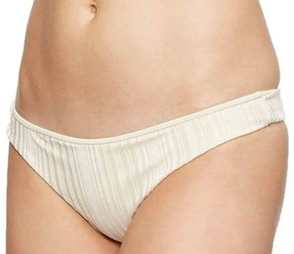 NWT Tavik Ali Mini Slinky Rib Swim Bottom in Tapioca - Image 10