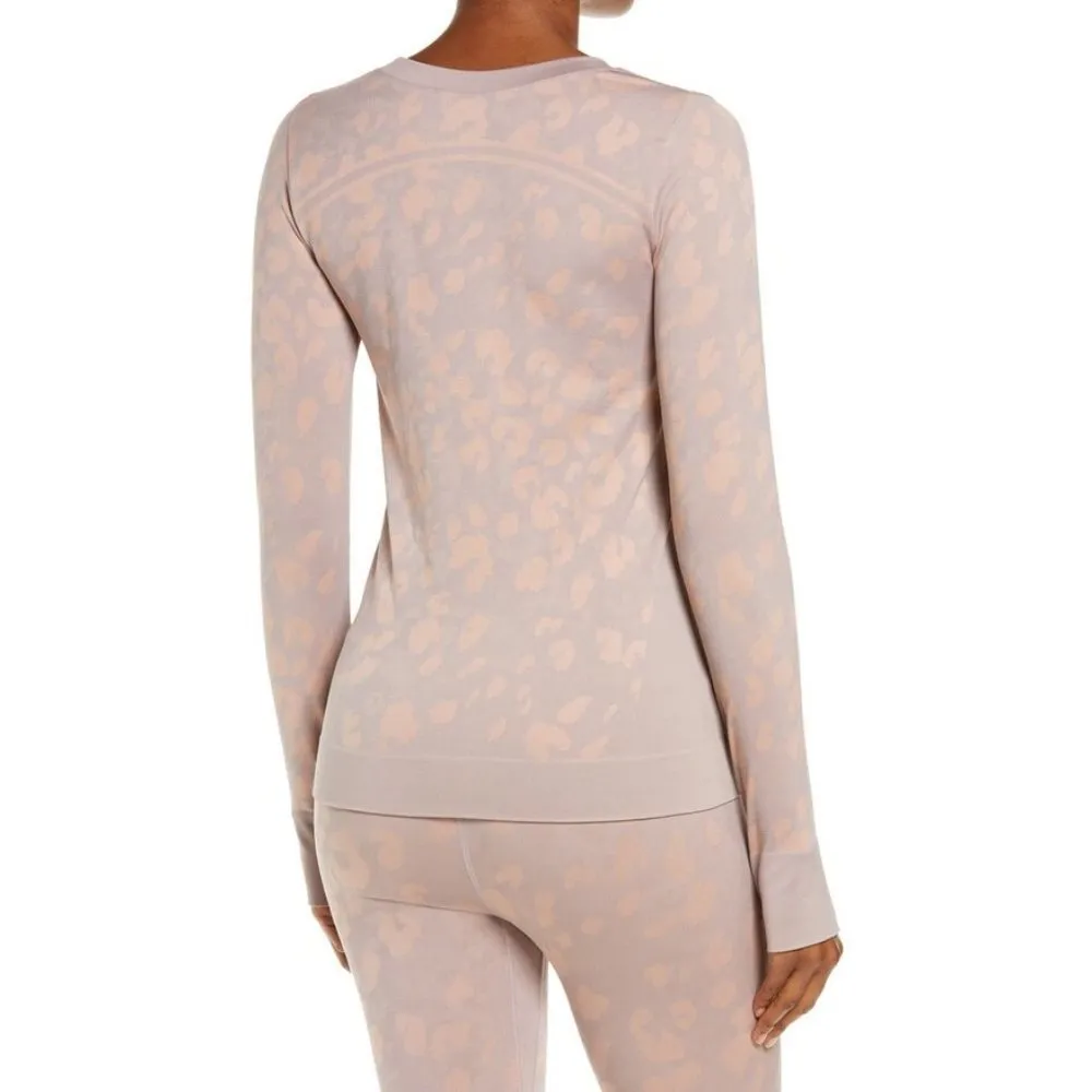 💕ZELLA💕 Cozy Baselayer Print Sweatshirt ~ Pink Sphinx Large L NWOT - Image 2