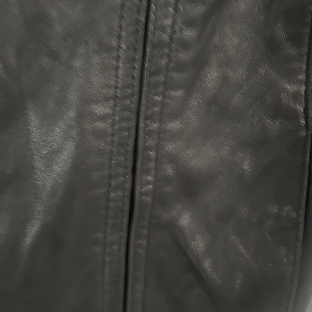 Enzo Angiolini Women's M Zip Up Front Genuine Leather Black Jacket Buttery Soft - Image 4