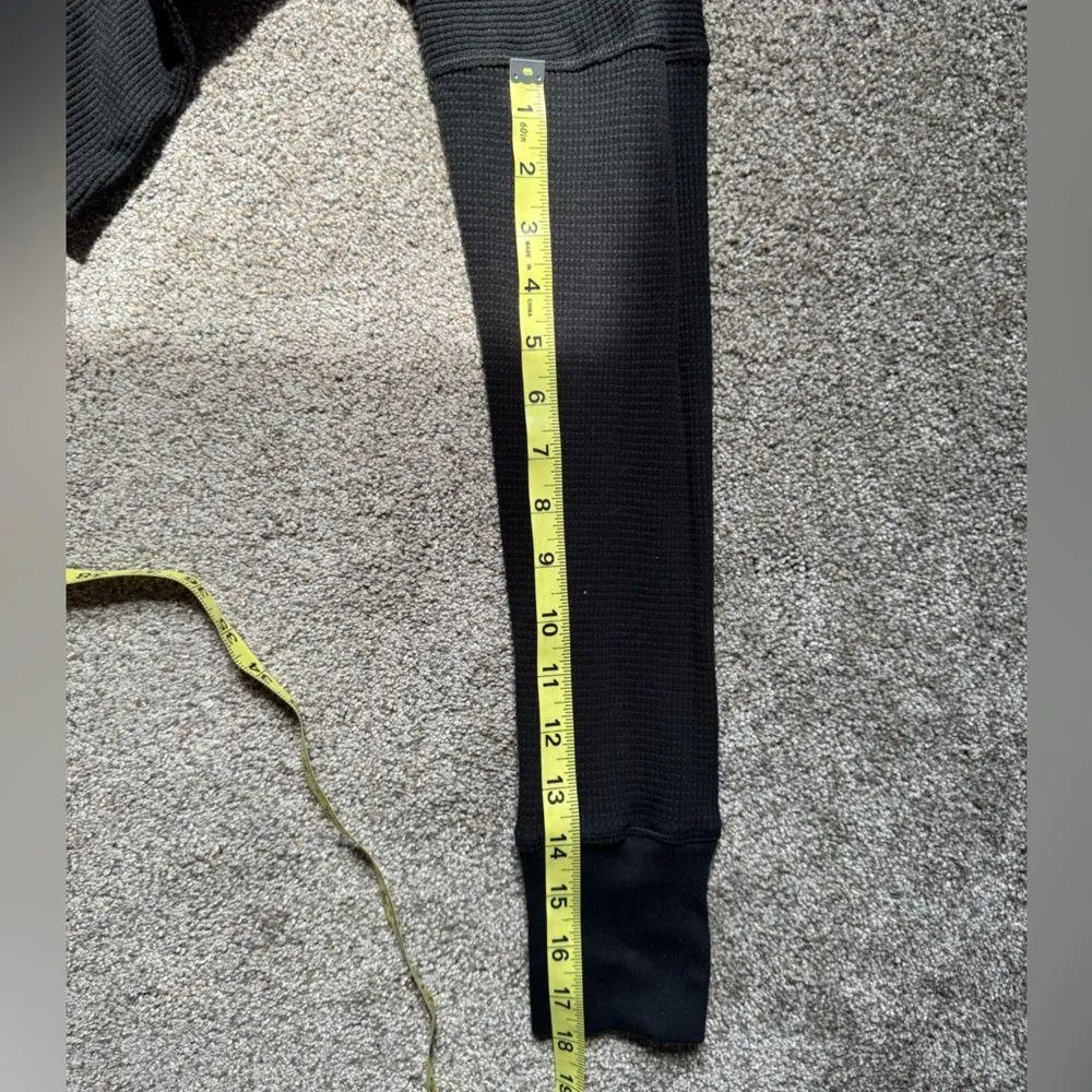 The Group Babaton Aritzia Thermal Cowlneck Turtleneck Waffle Knit in Black Large - Image 12