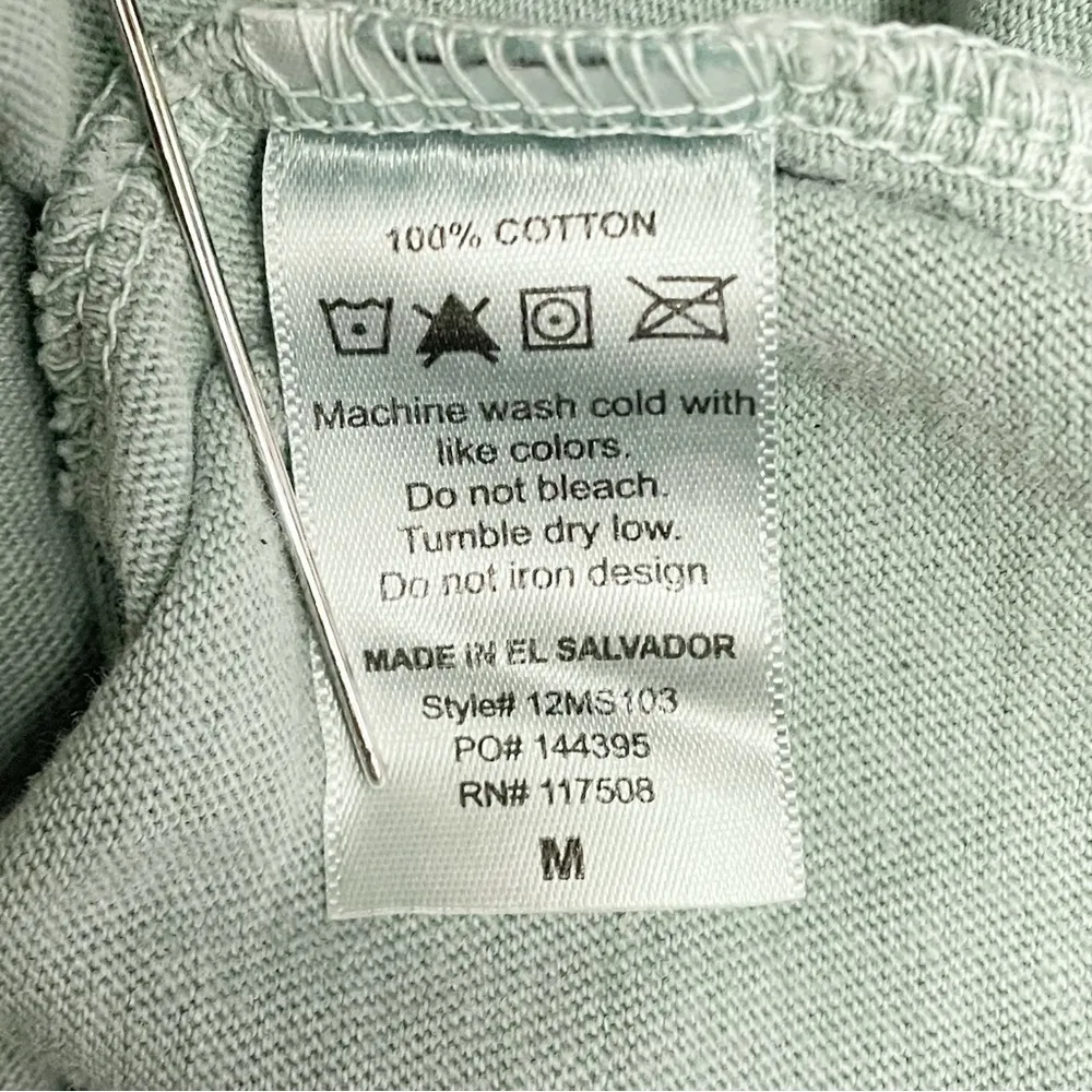 Junk Food Grateful Dead Summer Tour '86 Vintage Tee Dusty Turquoise Size Medium Green - Image 11