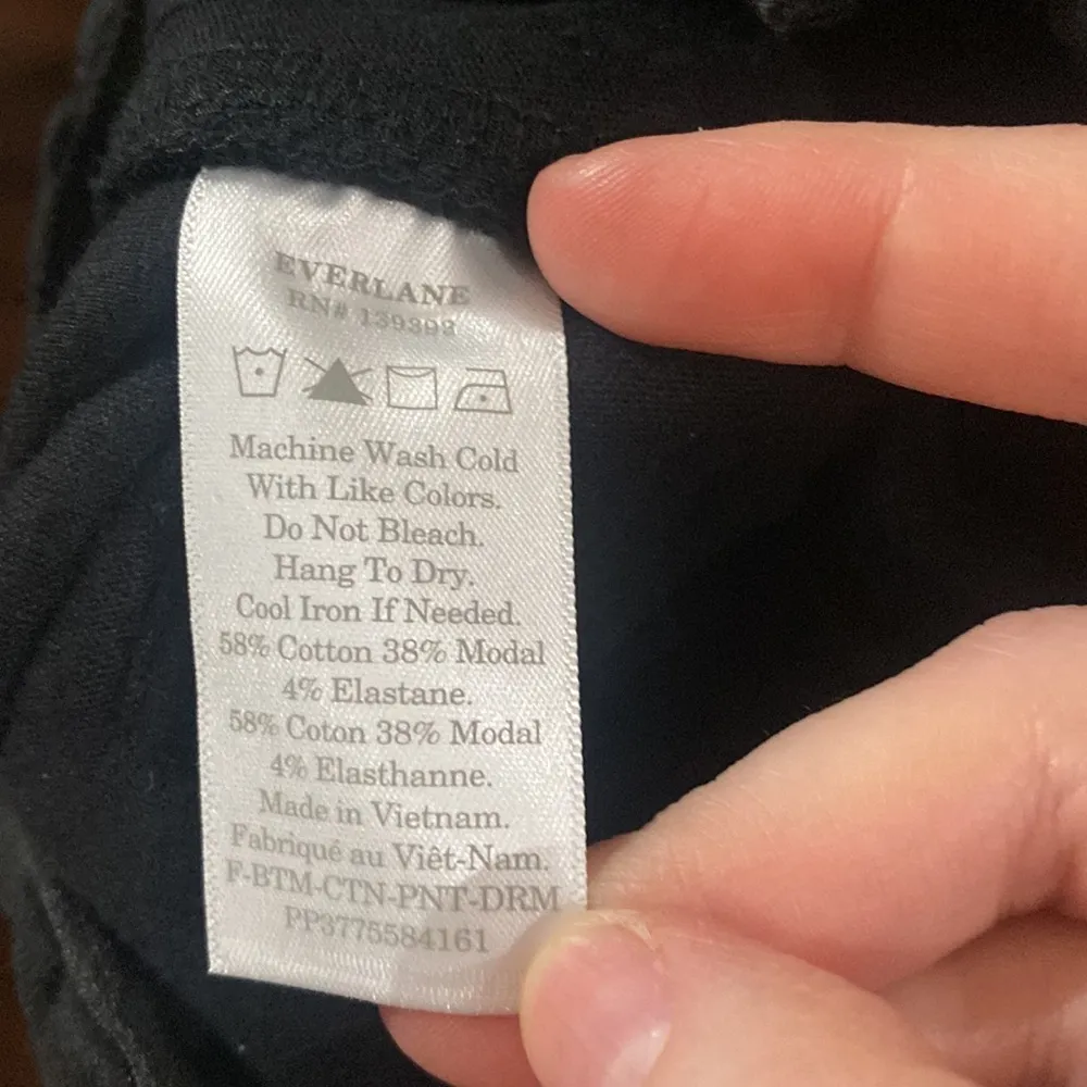 Everlane the dream pant in black size XXS - Image 11