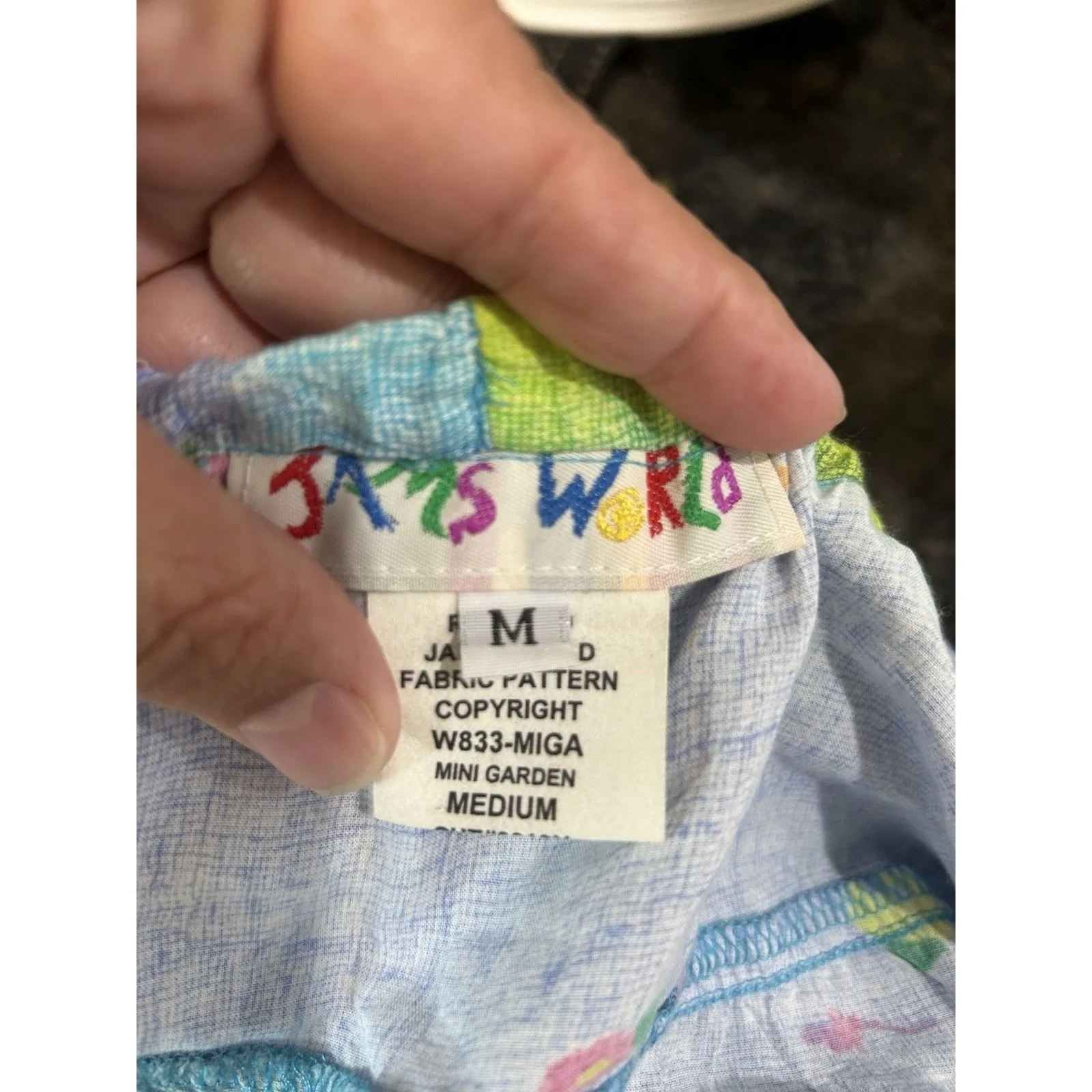 Vintage Jams World Floral Ambrosia Colorful Tiered Ruffle’s Mini Skirt Medium - Image 2