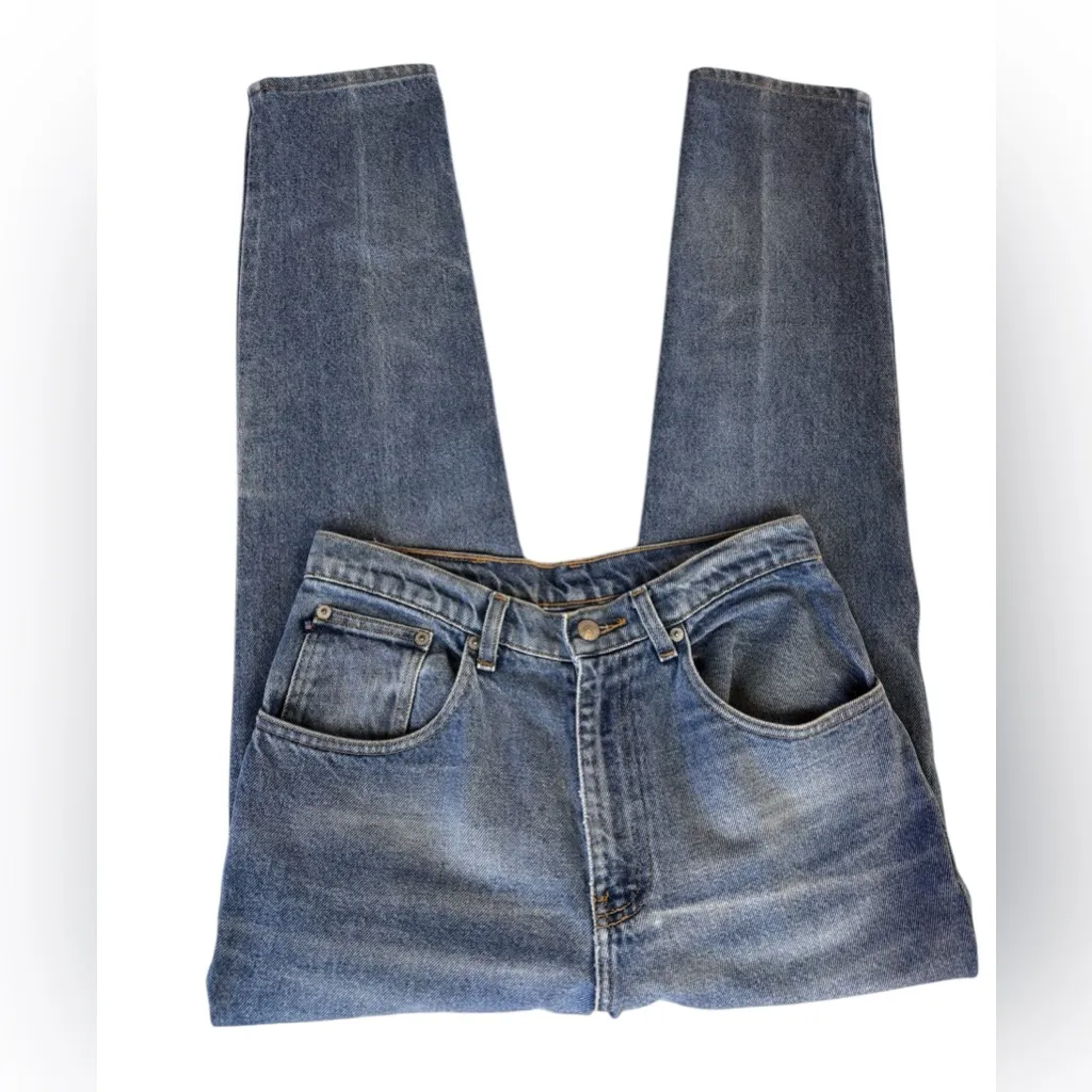 Polo Jeans Co Ralph Lauren Relaxed Denim Mom Jeans 100% Cotton 10x31 Medium Wash - Image 4