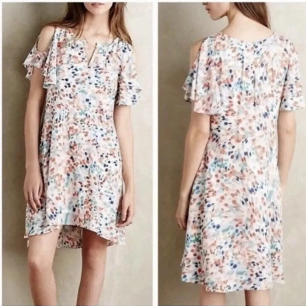 Maeve By Anthropologie Floral Cold Shoulder Mini Dress - Image 2