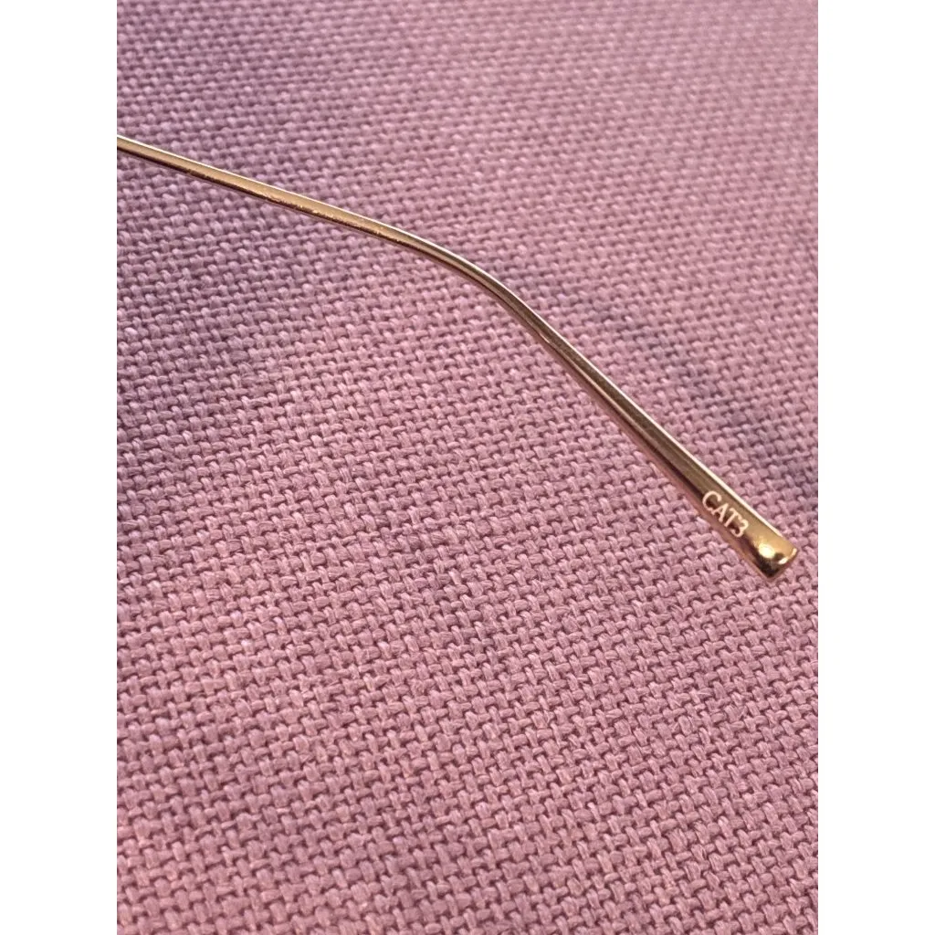 Otra Aster Sunglasses in Gold & Brown Mirror One Size New Womens Sunnies - Image 9