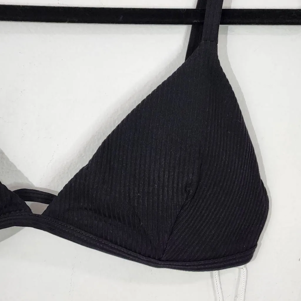 Andie Black Bikini Swim Top NWT Size XL Black Swimwear Andie Swim Top - Image 2