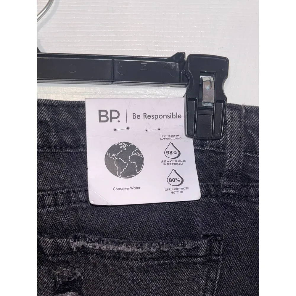 BP Women's Black Distressed Torn Low Rise Wide Leg Jeans “Size 26” (B35) - Image 7